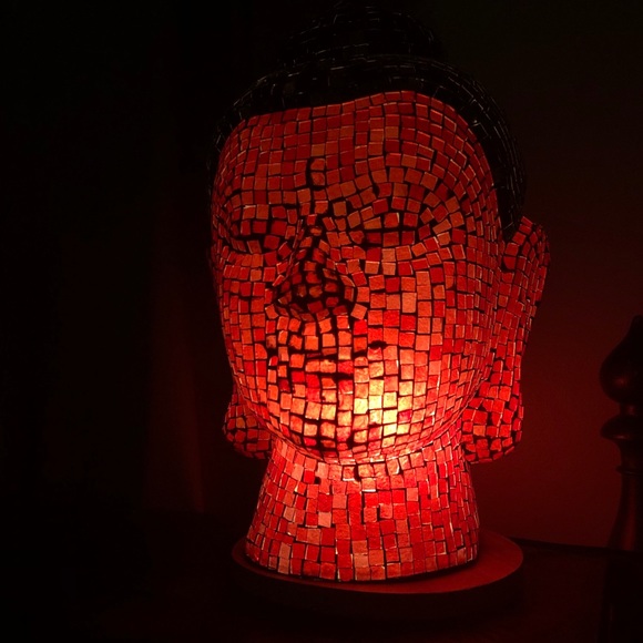 New Hand Made Mosaic Buddha Lamp From Bali ♥️ - Picture 7 of 16